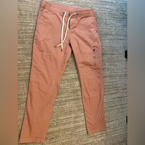 Vuori Ripstop Women's Ankle Pants in Soft Pink medium